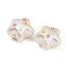 Textured Opaque Acrylic Beads AC-CBA36B6-09B-2