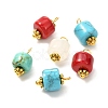 Natural Mixed Gemstone Pendants PALLOY-JF01059-1