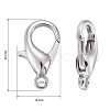 Zinc Alloy Lobster Claw Clasps X-E106-4