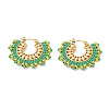 PVD Vacuum Plating 304 Stainless Steel Earrings STAS-D058-03G-01-1