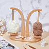 2-slot Wooden Thread Holder AJEW-WH0460-145-4