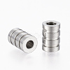 Tarnish Resistant 304 Stainless Steel Tube Beads X-STAS-G161-12P-2