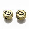 Plating Acrylic Beads X-PACR-CD0001-G-2