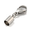 Tarnish Resistant 304 Stainless Steel Cord Ends STAS-K273-07A-P-2