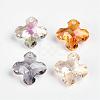 Faceted K9 Glass Charms EGLA-P026-A-1