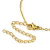 304 Stainless Steel Cubic Zirconia Pendant Necklaces NJEW-Q347-01B-3
