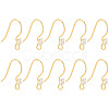 10Pcs 925 Sterling Silver with Clear Cubic Zirconia Earring Hooks FIND-GO0002-58-1