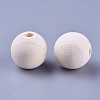 Unfinished Wood Beads X-WOOD-S651-18mm-LF-2