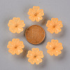 Transparent Frosted Acrylic Bead Caps MACR-S371-04A-724-3