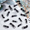 32Pcs 4 Style Zinc Alloy & Plastic Zipper Slider FIND-GF0003-95-5
