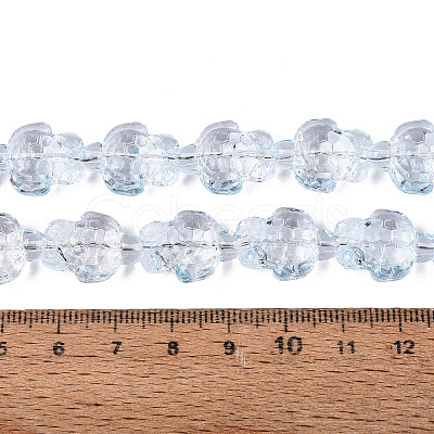 Transparent Glass Beads Strands DGLA-N021-02A-1