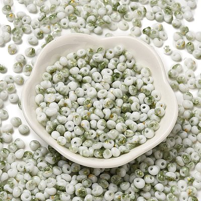 Baking Paint Glass Seed Beads SEED-F006-01A-05-1
