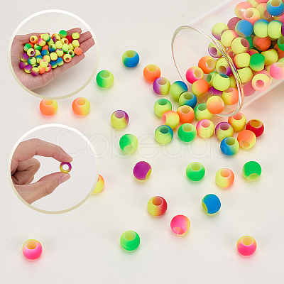 150Pcs Resin Hair Coil Cuffs OHAR-SP0001-19-1