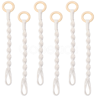 Cotton & Linen Weaving Flower Plant Hanger FIND-WH20008-37-1