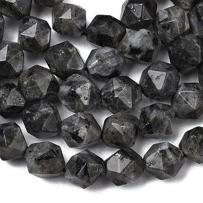Natural Larvikite Beads Strands G-Z119-A32-03-1