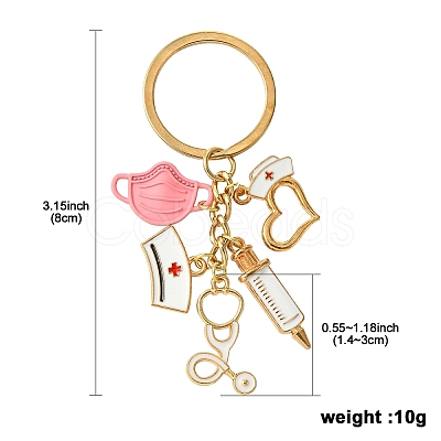 Alloy Enamel Keychain KEYC-YW00081-01-1