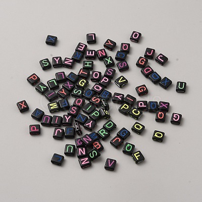 5 Bags Opaque Acrylic Beads MACR-NB0001-35B-1