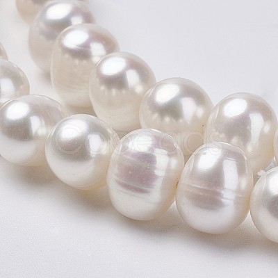 Natural Cultured Freshwater Pearl Beads Strands PEAR-D187-08-1