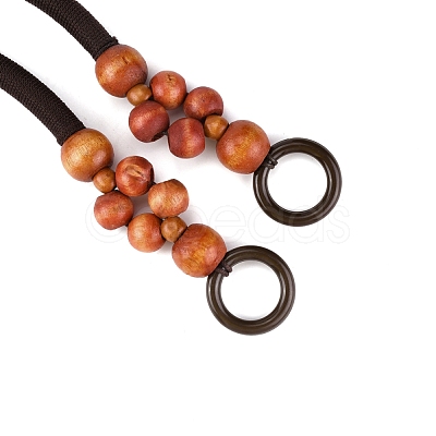 Wood Beaded Bag Handles FIND-WH0112-39-1