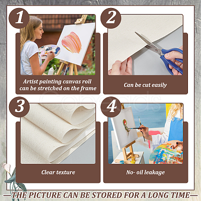 Linen Blend Coated Canvas DRAW-WH0002-01-1