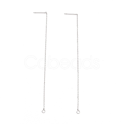 Non-Tarnish 304 Stainless Steel Stud Earring Finding X-STAS-E161-06P-1