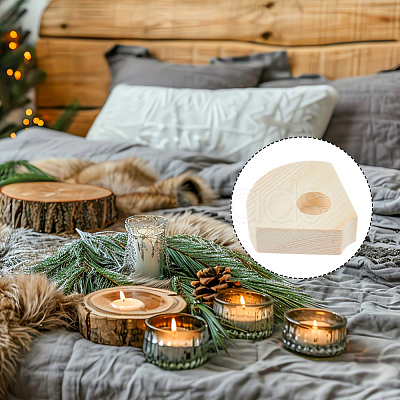 Wood Candle Holders AJEW-WH0314-540-1