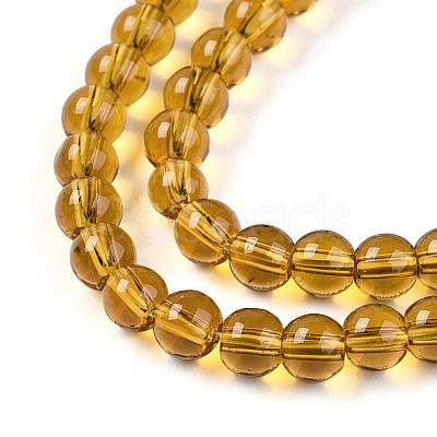 Transparent Glass Beads Strands GLAA-T032-T4mm-23-1