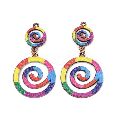 Tibetan Style Alloy Big Pendants AL-CBA606A-10-1