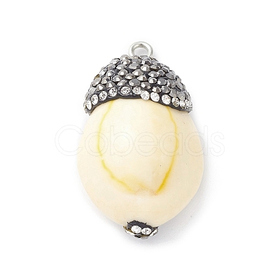 Natural Sea Shell Pendants SHEL-F005-10B-1