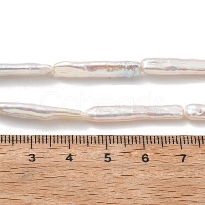 Natural Baroque Keshi Pearl Beads Strands PEAR-P064-05D-06A-1