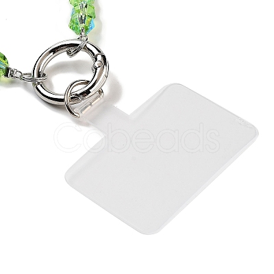 Alloy & Glass & Acrylic Beads Mobile Straps AJEW-H153-02P-07-1