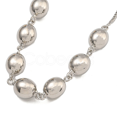 Rack Plating Brass Round Bib Necklaces for Women NJEW-C059-23P-1-1