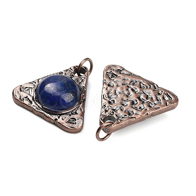 Dyed Natural Lapis Lazuli Pendants GG-CBACC2B-04R-03-1