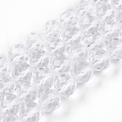 Natural Quartz Crystal Beads Strands G-S345-8mm-35-1