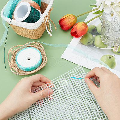 Resin Mesh Canvas Bag Sheets DIY-WH0260-18-1
