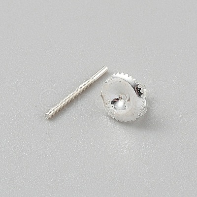 925 Sterling Silver Ear Nuts with Pins STER-WH20005-03S-1