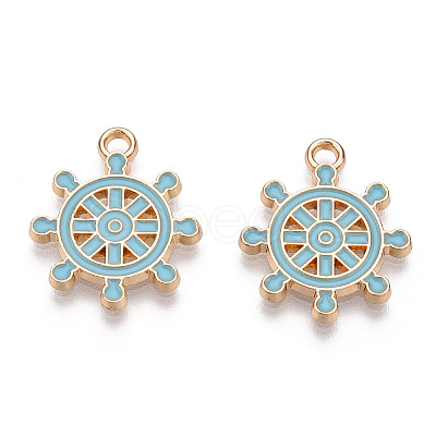 Alloy Pendants LS-ENAM-S119-063B-RS-1