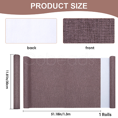 DIY Imitation Linen Fabric DIY-WH0349-139M-1