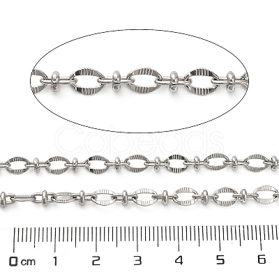 304 Stainless Steel Oval Link Chains CHS-A016-27P-A-1