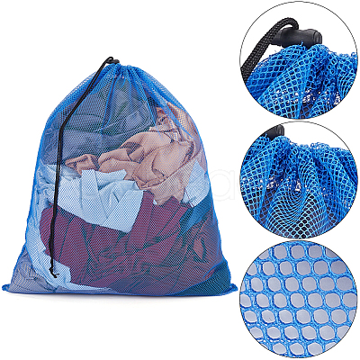 2Pcs Polyester Drawstring Clothing Storage Bags ABAG-GF0001-49C-1