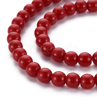 Glass Beads Strands GLAA-S192-E-007B-1