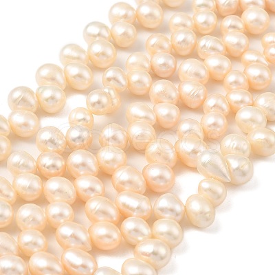 Natural Cultured Freshwater Pearl Beads Strands PEAR-I007-04E-02B-1
