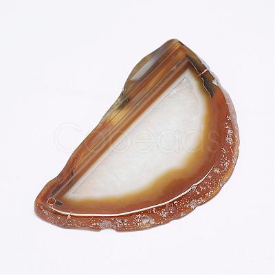Natural Agate Pendants G-F428-A-07-1