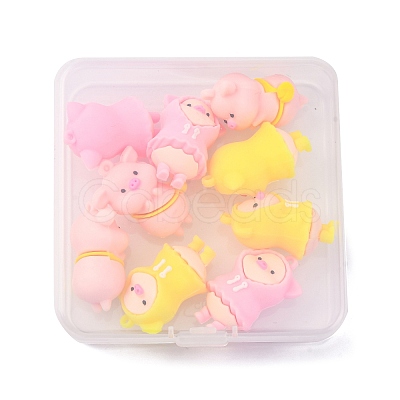 9Pcs 3 Styles PVC Pendants FIND-YW0006-66-1