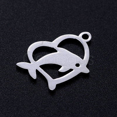 Non-Tarnish 201 Stainless Steel Hollow Pendants STAS-Q201-JN283-1-1