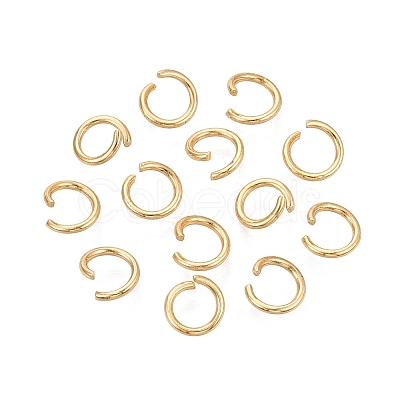 304 Stainless Steel Open Jump Rings STAS-Q113-7x1.0mm-G-01-1