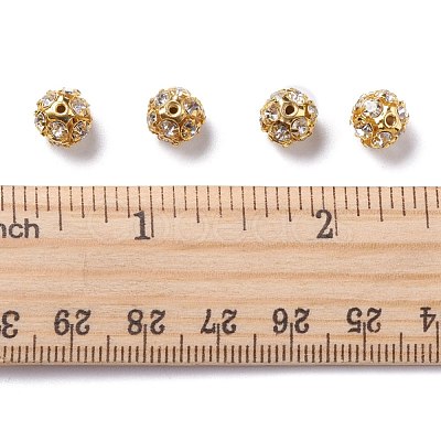 Brass Rhinestone Beads RB-H034-17-1-1