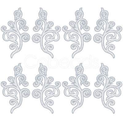 5Pairs Embroidery Thread Clothing Patches PATC-GF0001-97B-1