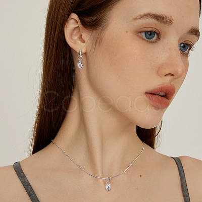 10Pcs Sterling Silver Pendants STER-BC0001-98-1