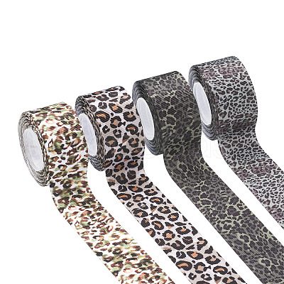 4Rolls 4 Style Polyester Ribbon OCOR-PJ0001-007B-1